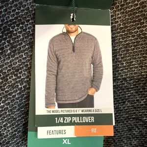 Men’s Orvis 1/4 zip fleece lined pullover size XL